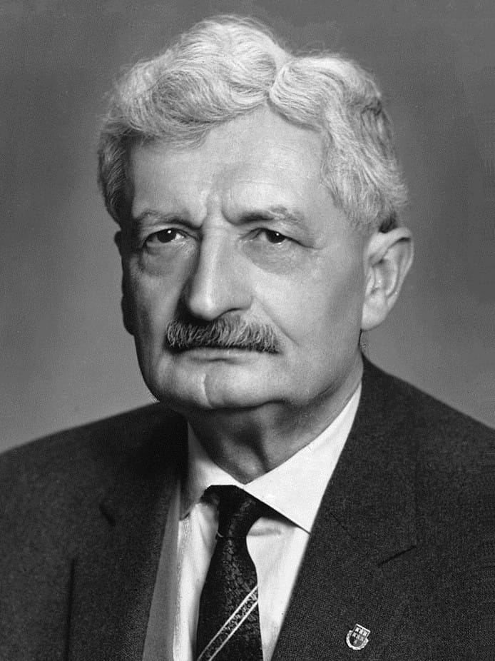 Hermann Oberth around 1950s. Public Domain